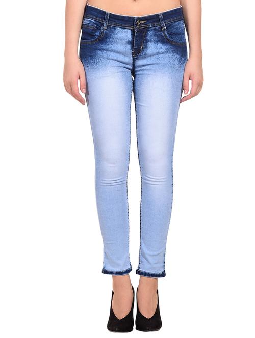 stone washed denim jeans - 15448569 - Standard Image - 1