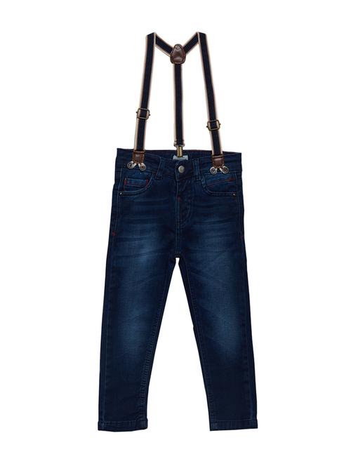 dark blue denim washed jeans - 15448644 - Standard Image - 1