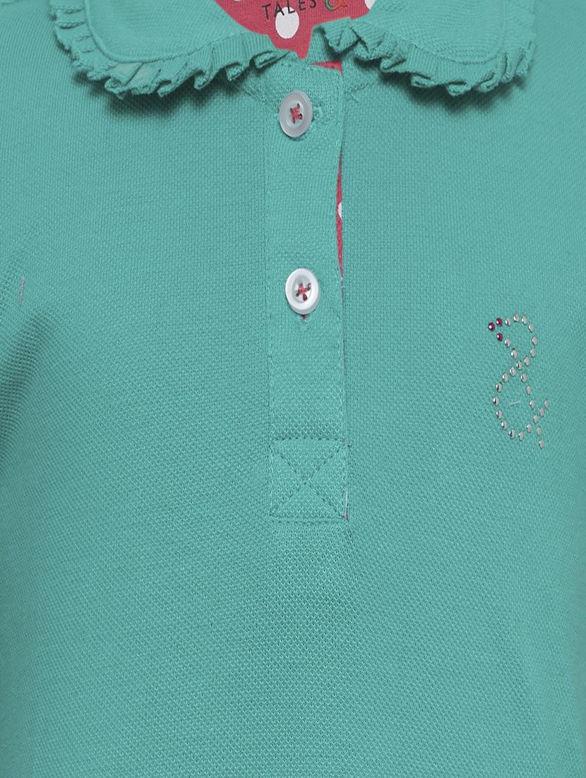 green cotton top - 15448813 - Zoom Image - 3