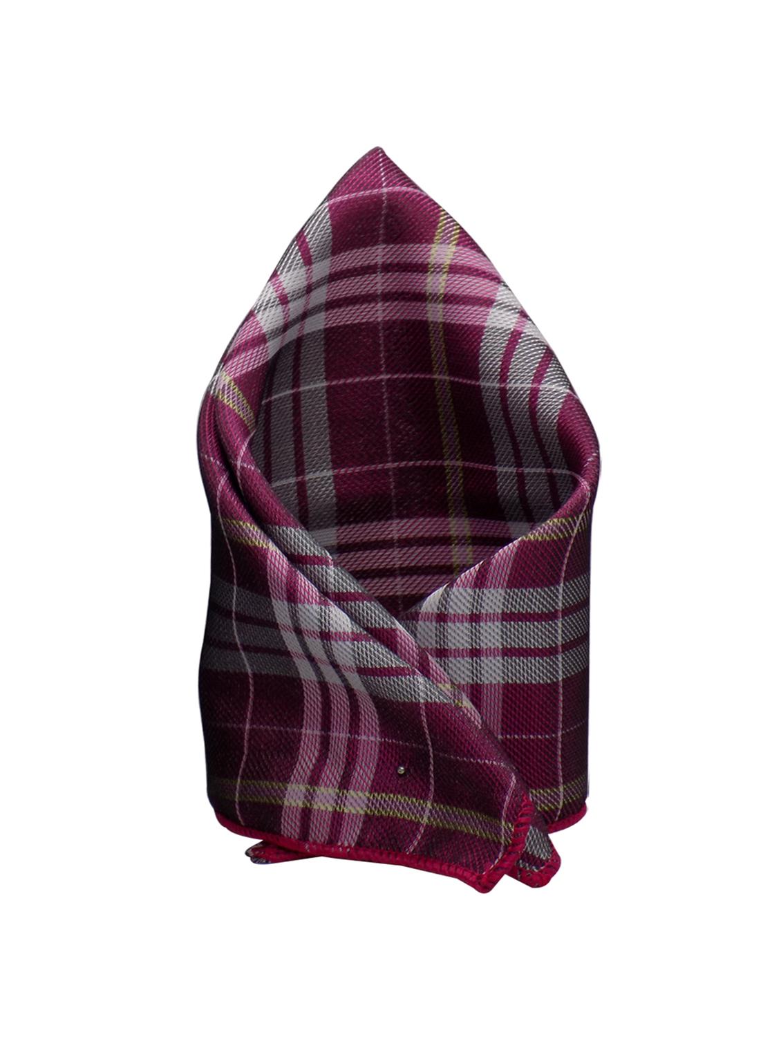 pink micro fiber tie with pocket square - 15449222 - Zoom Image - 3
