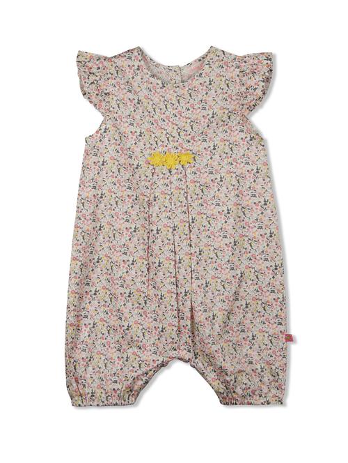 pink cotton playsuit - 15449735 - Very Small Image - 1