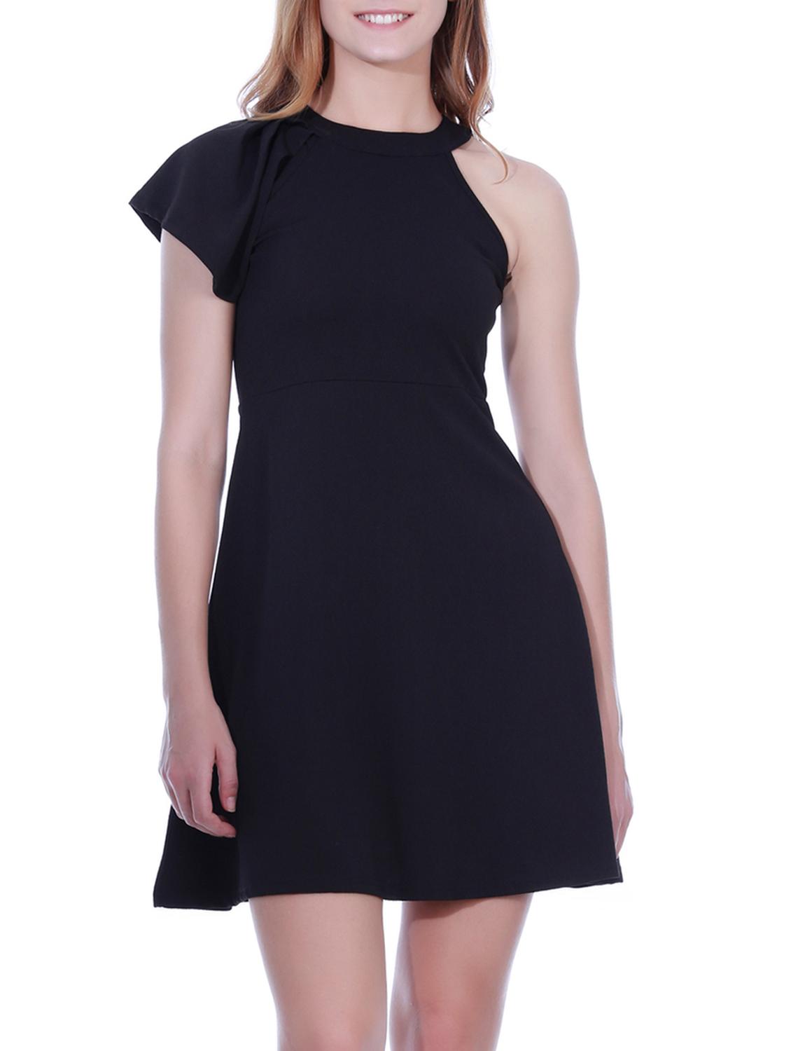 single sleeved skater dress - 15451236 - Zoom Image - 2