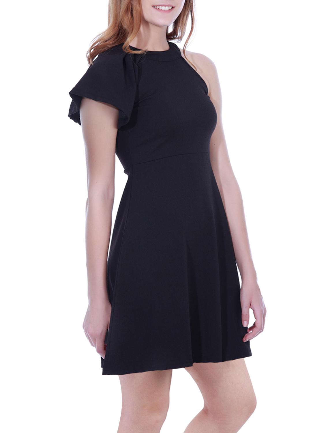single sleeved skater dress - 15451236 - Zoom Image - 3