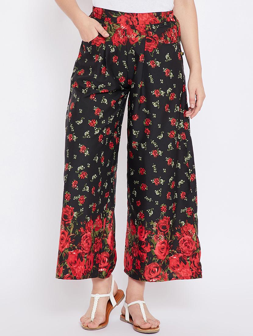 floral straight palazzo - 15452485 - Zoom Image - 1