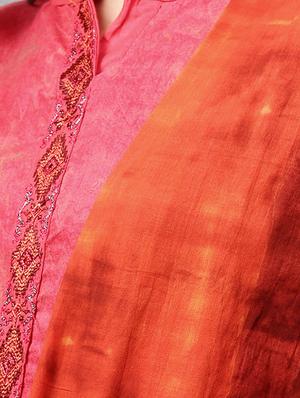 embroidered unstitched palazzo suit - 15453941 - Standard Image - 6