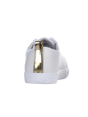 white lace-up sneakers - 15454659 - Standard Image - 3