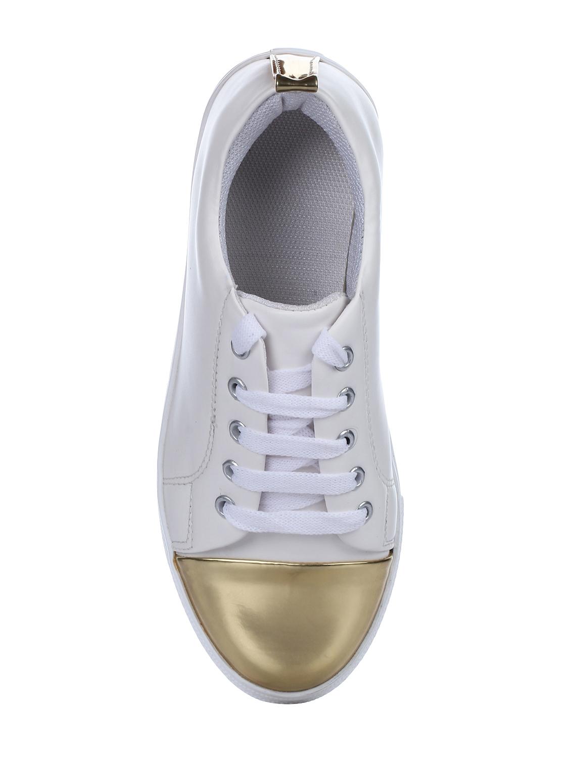 white lace-up sneakers - 15454659 - Zoom Image - 4