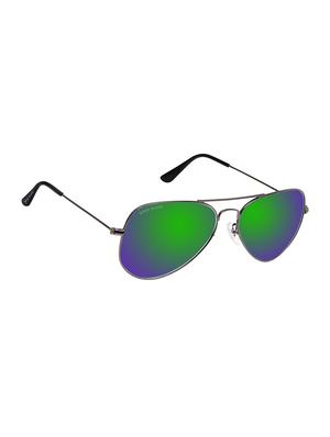 david blake green aviator uv protection mirrored sunglass - 15454763 - Standard Image - 2