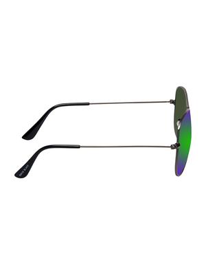 david blake green aviator uv protection mirrored sunglass - 15454763 - Standard Image - 3