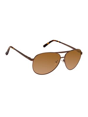 david blake brown aviator polarized uv protection sunglass - 15454879 - Standard Image - 2