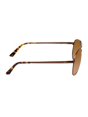 david blake brown aviator polarized uv protection sunglass - 15454879 - Standard Image - 3