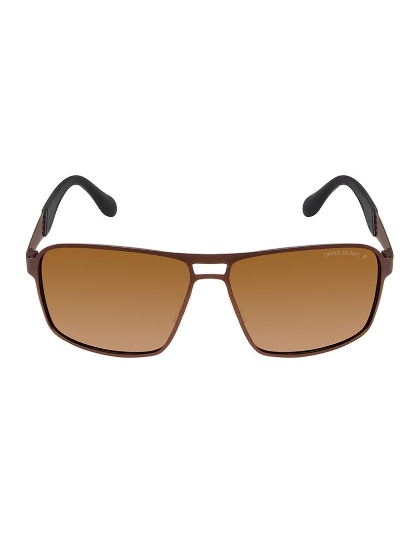 David Blake Brown Rectangular Polarized UV Protection Sunglass - 15454880 - Zoom Image - 1