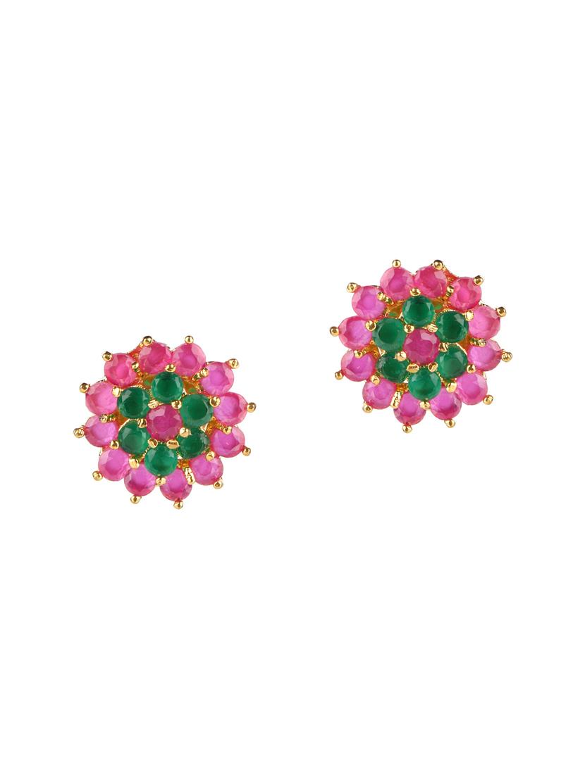 multi colored metal studs earring - 15455552 - Zoom Image - 2