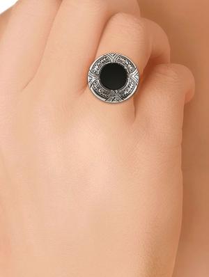 silver metal finger ring - 15455567 - Standard Image - 3