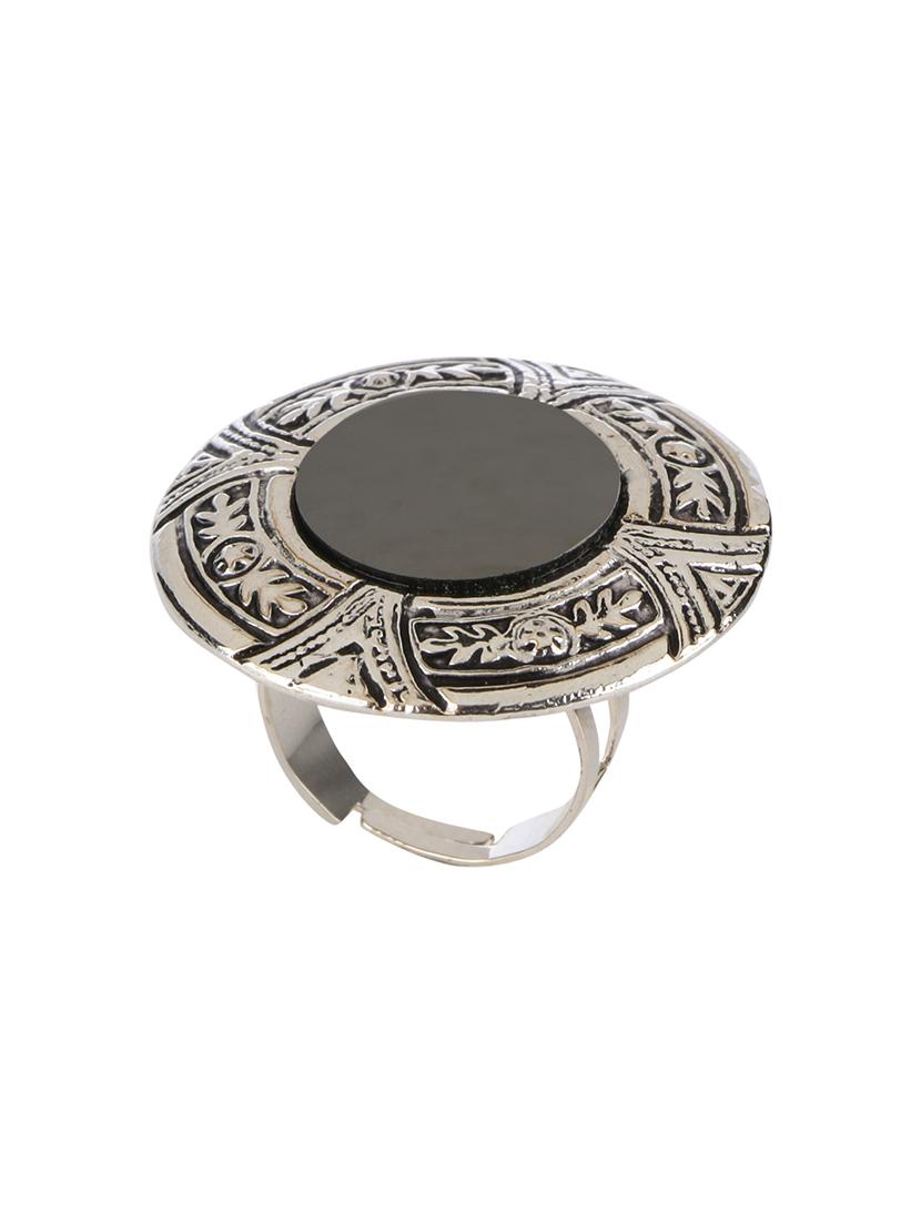 silver metal finger ring - 15455567 - Zoom Image - 2