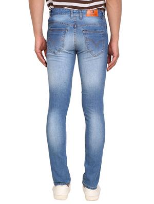 light blue denim washed jeans - 15455812 - Standard Image - 3