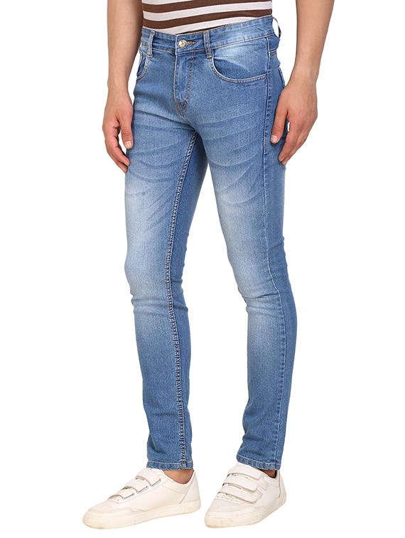 light blue denim washed jeans - 15455812 - Zoom Image - 2