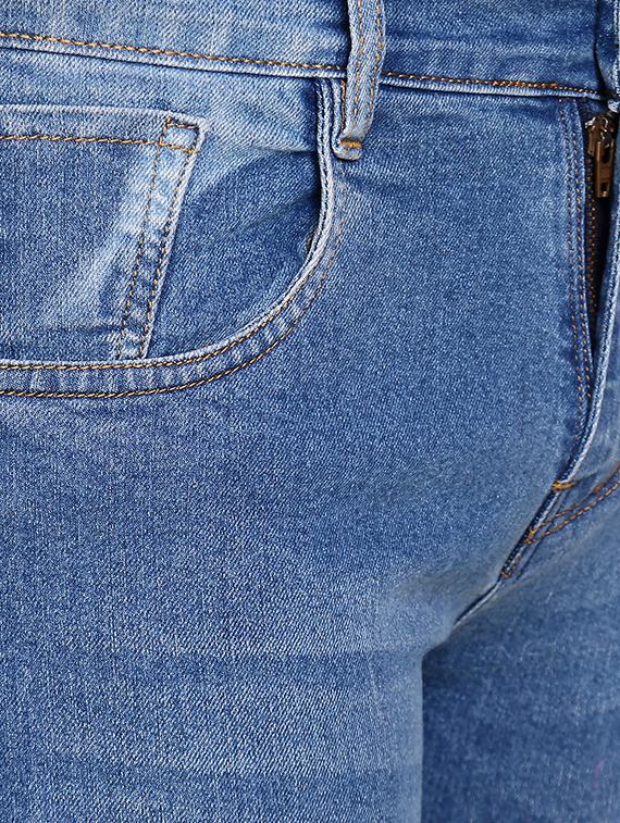 light blue denim washed jeans - 15455812 - Zoom Image - 4