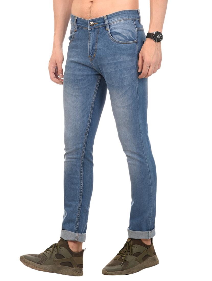 blue light washed denim jeans - 15455814 - Zoom Image - 2