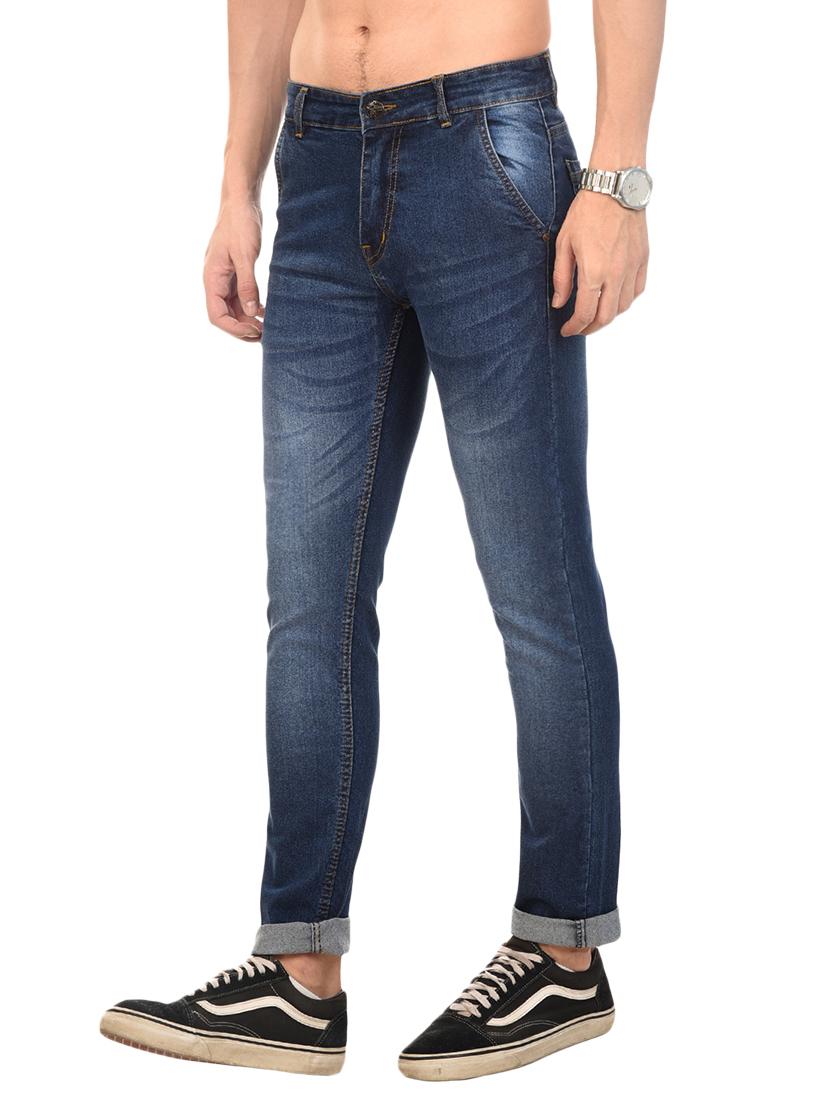 blue denim washed jeans - 15455815 - Zoom Image - 2