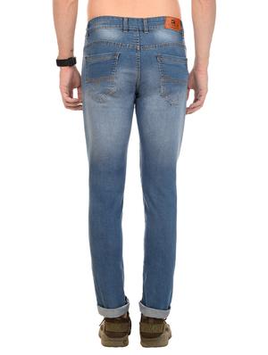 light blue denim washed jeans - 15455816 - Standard Image - 3