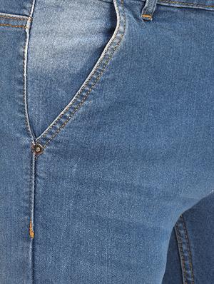 light blue denim washed jeans - 15455816 - Standard Image - 4