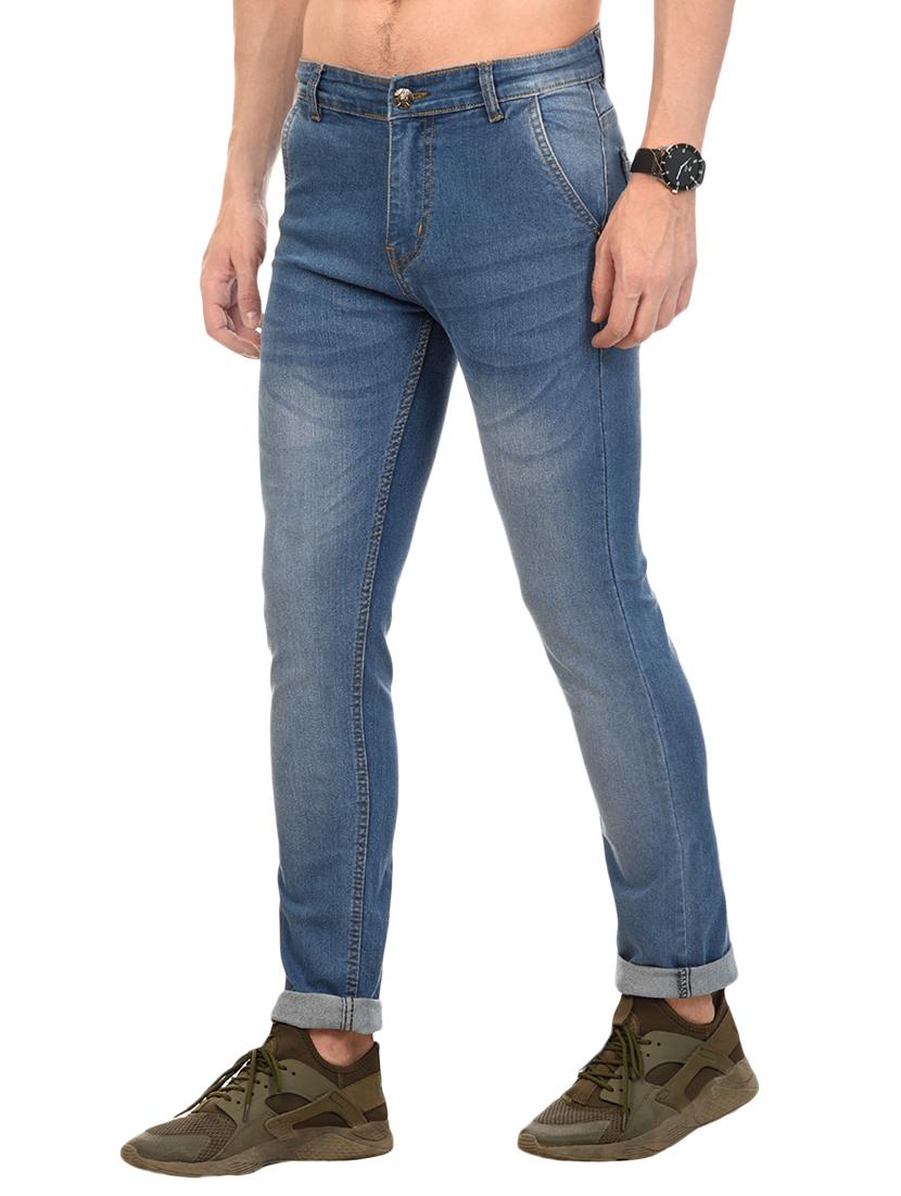 light blue denim washed jeans - 15455816 - Zoom Image - 2