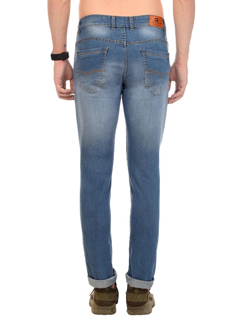 light blue denim washed jeans - 15455816 - Zoom Image - 3