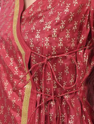 angrakha block print kurta - 15456331 - Standard Image - 5