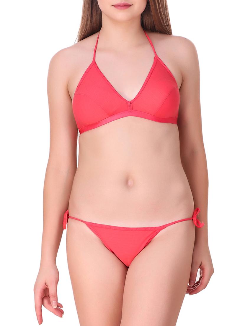 multi colored cotton bras and panty set - 15457369 - Zoom Image - 2