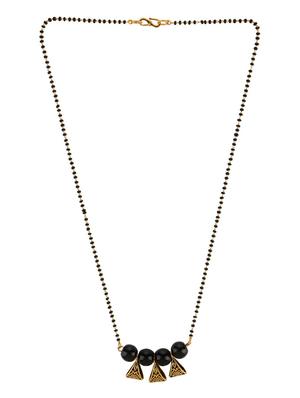 black metal short necklace - 15457396 - Standard Image - 2