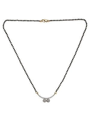 white metal short necklace - 15457401 - Standard Image - 2
