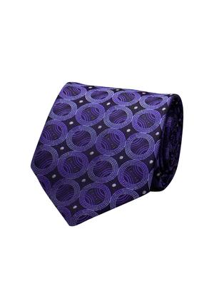 blue micro fiber tie with pocket square - 15457475 - Standard Image - 2
