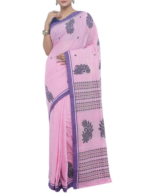 Khadi handloom saree - 15458736 - Very Small Image - 1