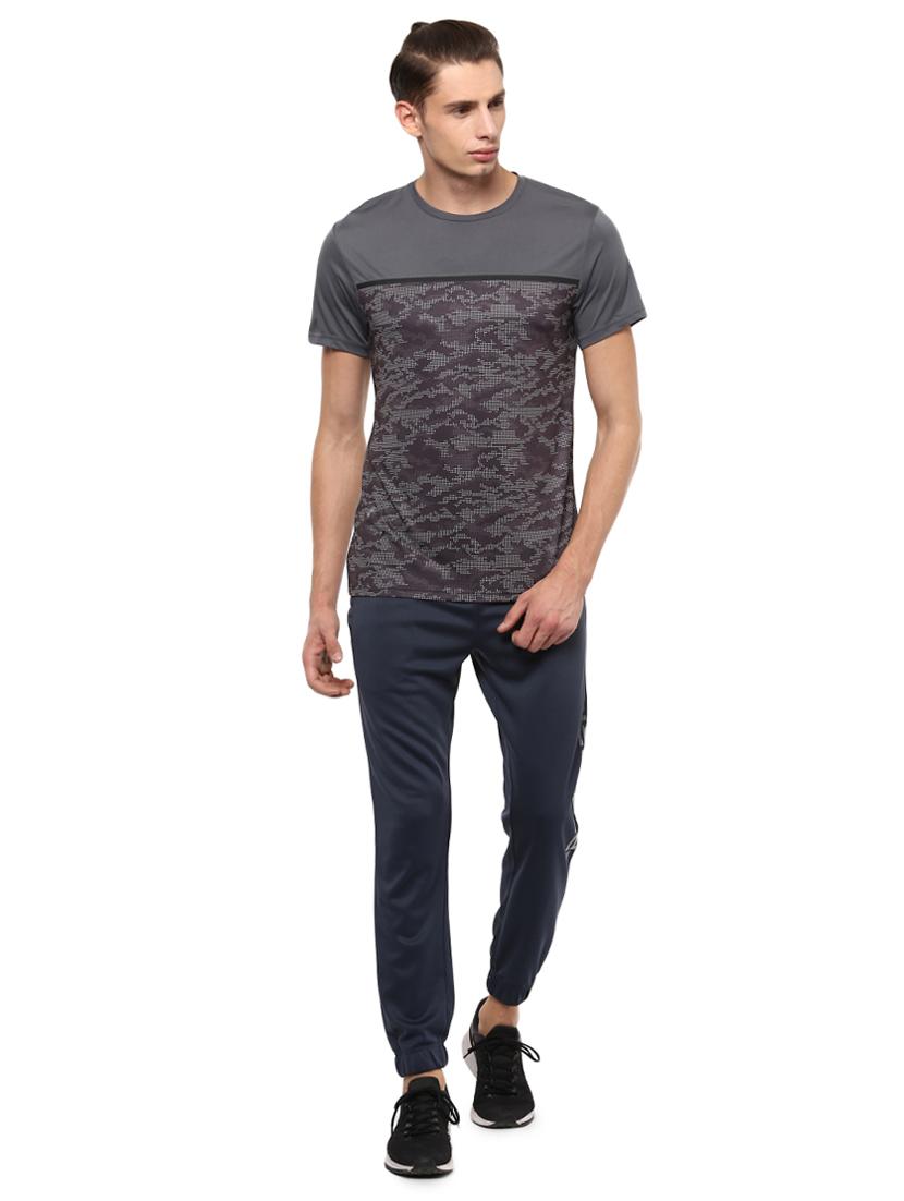 grey polyester front print t-shirt - 15459012 - Zoom Image - 3