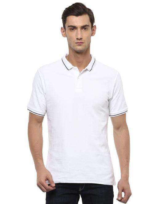 white polo t-shirt - 15459066 - Standard Image - 1