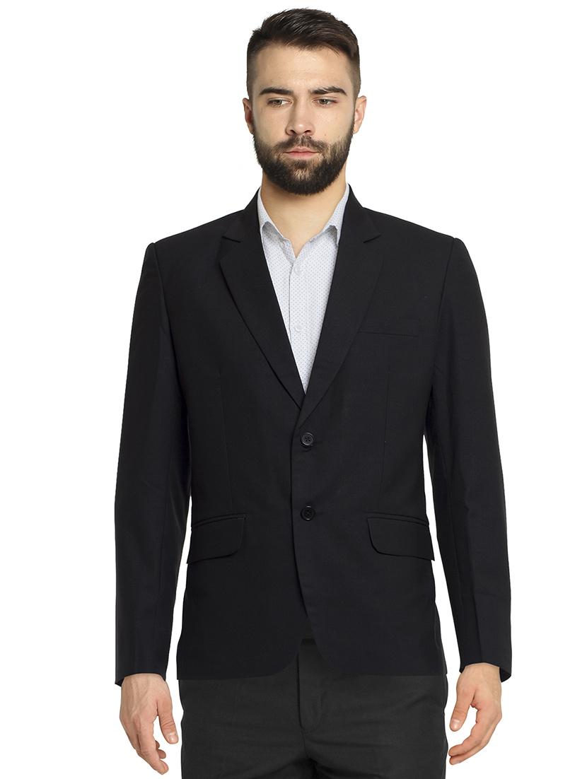 black cotton formal blazer - 15459256 - Zoom Image - 1