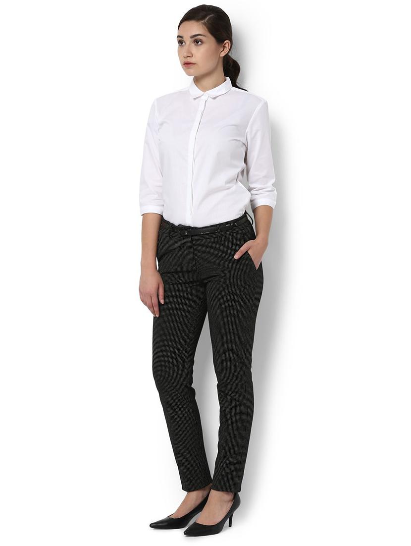 concealed placket solid shirt - 15459704 - Zoom Image - 3