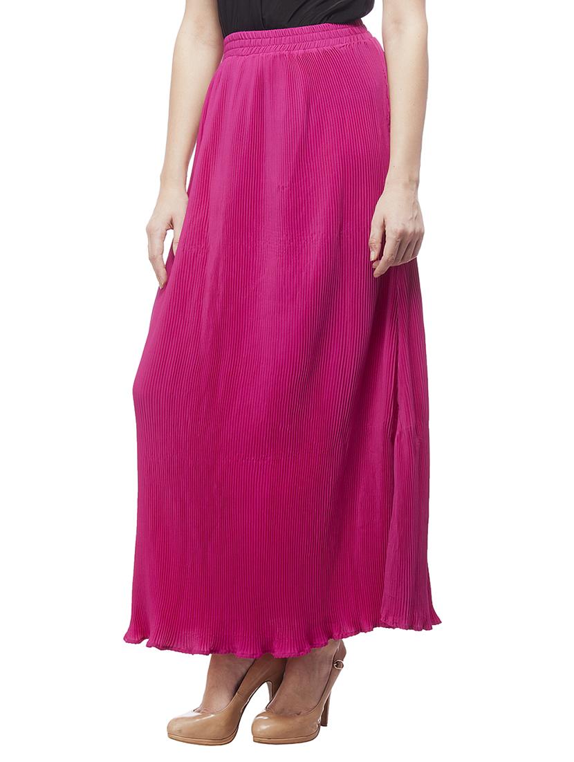 pleated maxi skirt - 15460738 - Zoom Image - 2