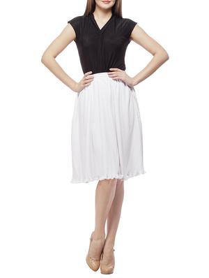 mid waist pleated skirt - 15460739 - Standard Image - 4