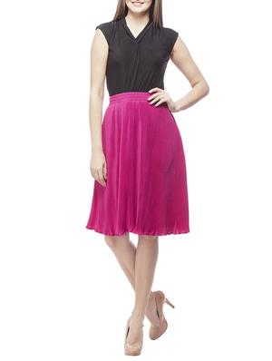 mid waist pleated skirt - 15460740 - Standard Image - 4