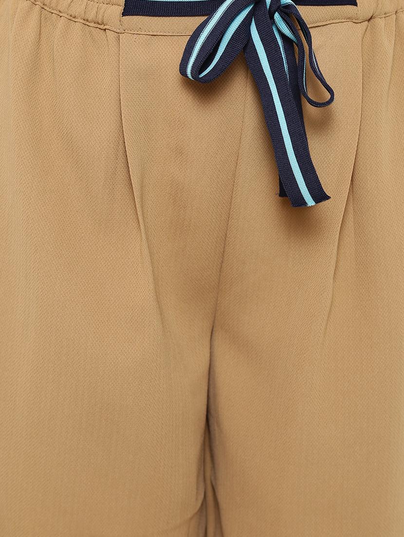 bow detail pleated culottes - 15460932 - Zoom Image - 5