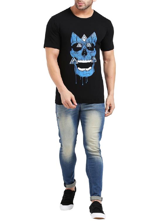 blue cotton washed jeans - 15461073 - Zoom Image - 4