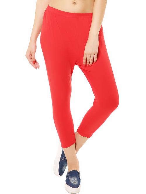 ankle length solid legging - 15463145 - Standard Image - 1