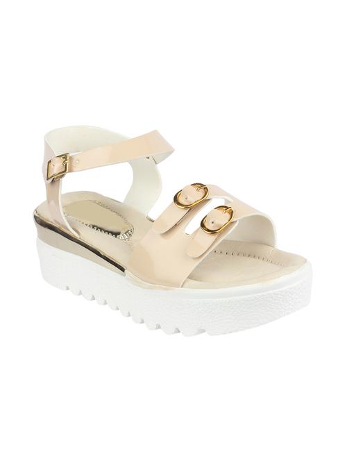 beige ankle strap wedges - 15463627 - Standard Image - 1