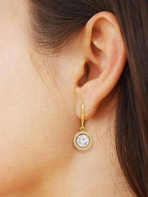 Gold Tone Stone Earrings - 15464660 - Standard Image - 1