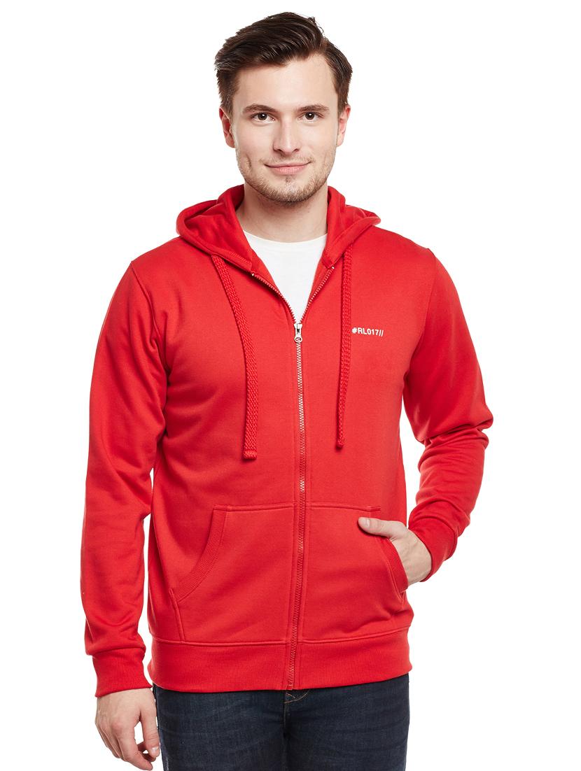 red fleece sweatshirt - 15465769 - Zoom Image - 1