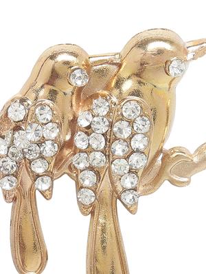 gold metal brooch - 15465979 - Standard Image - 3