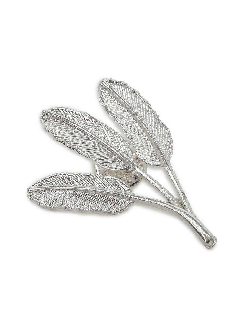 white metal brooch - 15465985 - Zoom Image - 2