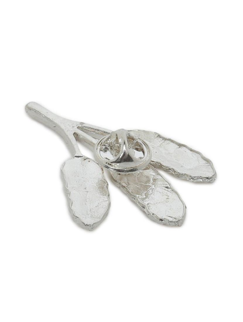 white metal brooch - 15465985 - Zoom Image - 3